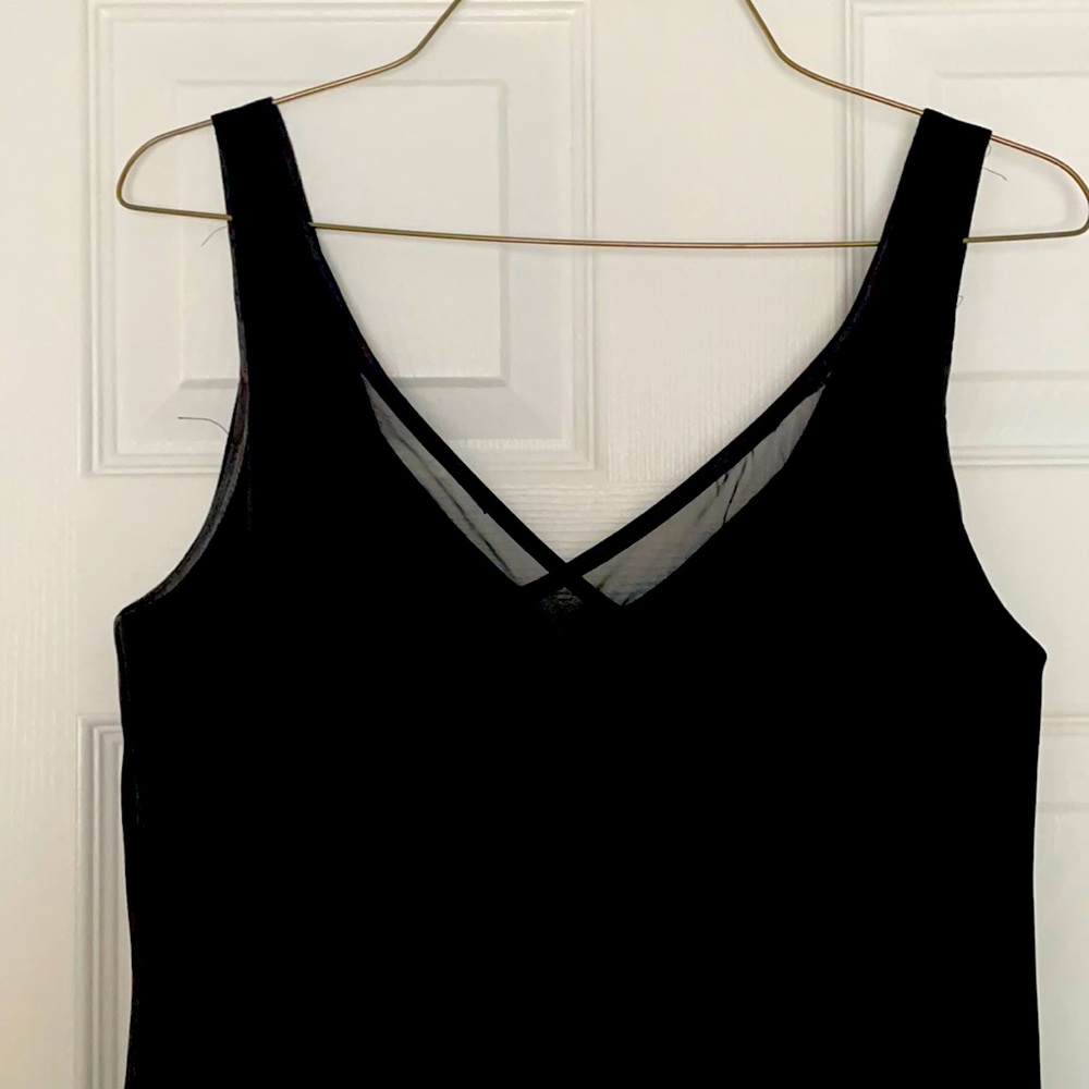 Black floor length gown